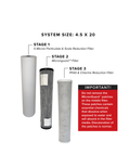 CT403-02R– 3 Stage Water Filtration Replacement Kit – 4.5” x 20” image 0